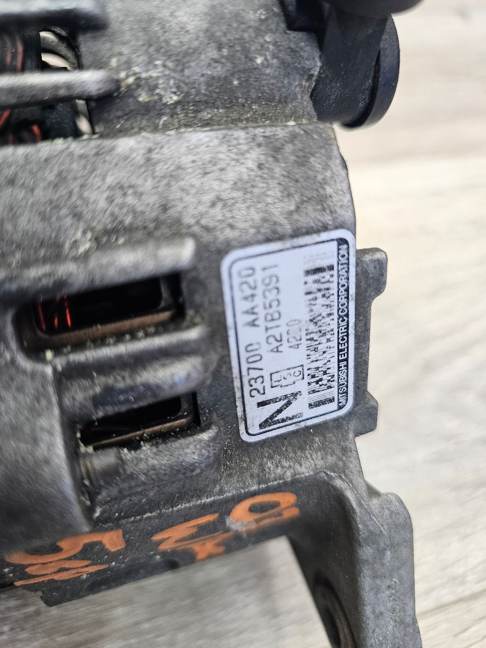 Thumbnail: 2002-2005 Subaru wrx 2.0 alternator 23700AA420
