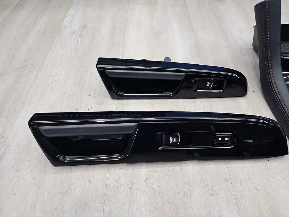 Thumbnail: 18-21 Subaru wrx sti 2.5 piano black switches and shifter bezel 