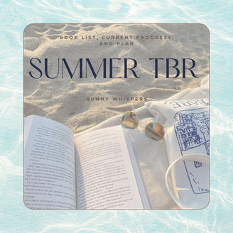 My 2024 Summer Book TBR: Book List, Current Progress, and Plan