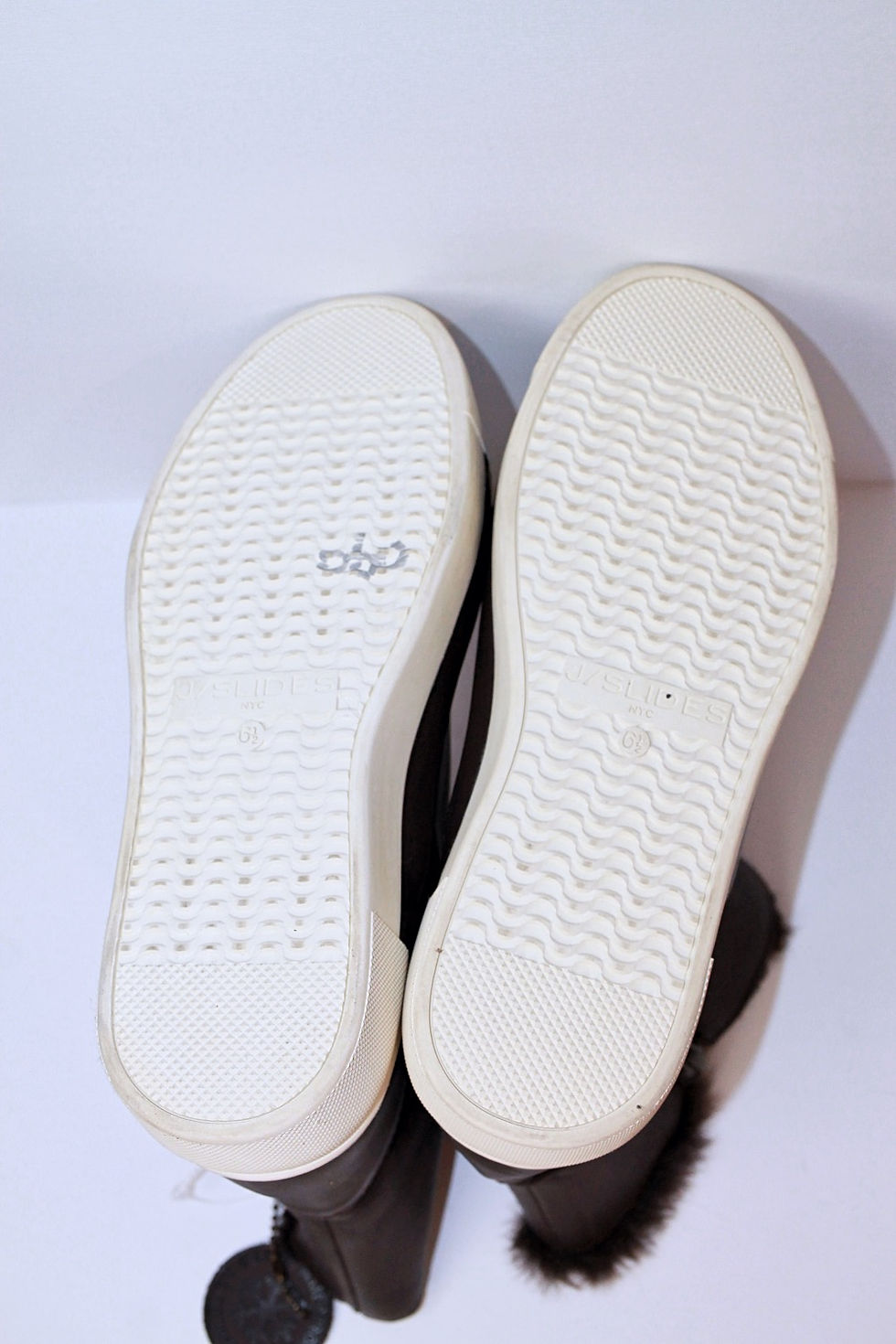 Thumbnail: J/Slides NYC Brown Boots Size (6.5)