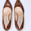 Thumbnail: Luciano Padovan Brown Textured Heels Size (5.5)