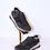 Thumbnail: Tory Burch Sawtooth Logo Nylon and Suede Sneaker Size (5)