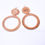 Thumbnail: Rattan Circle Statement Earrings