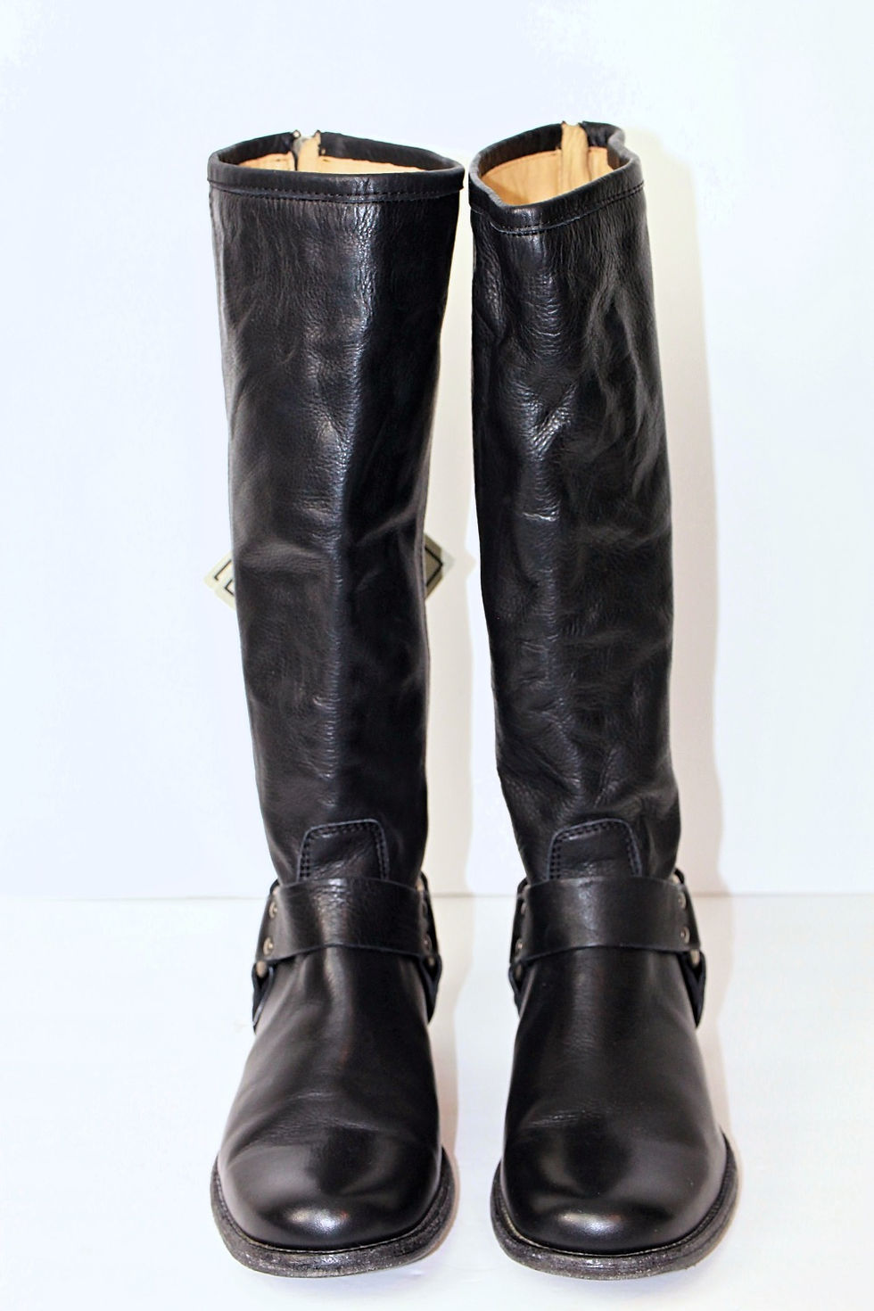 Thumbnail: Frye Phillip Harness Riding Boots Size (6)