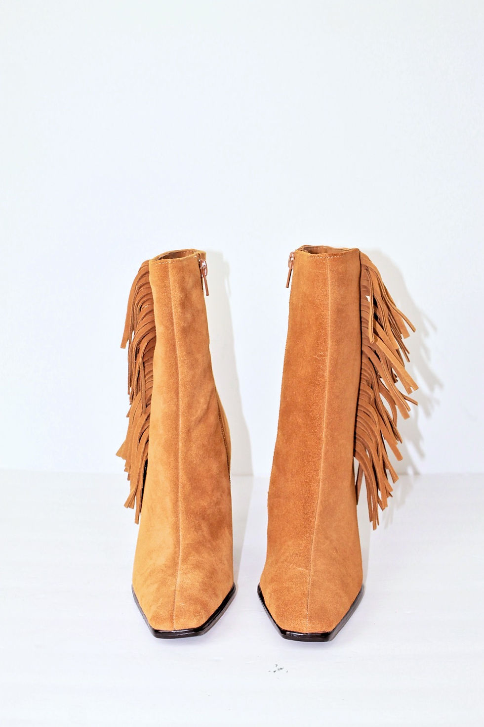 Thumbnail: Predictions Suede Fringe Boots Size (6)