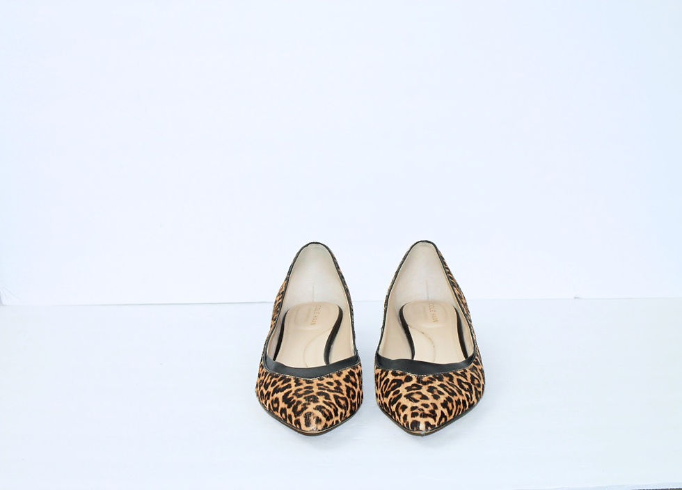 Thumbnail: Cole Haan Vail Calf Hair Leopard Heel Size (9)
