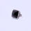 Thumbnail: Black and Silver Pebbled Ring Size (8)
