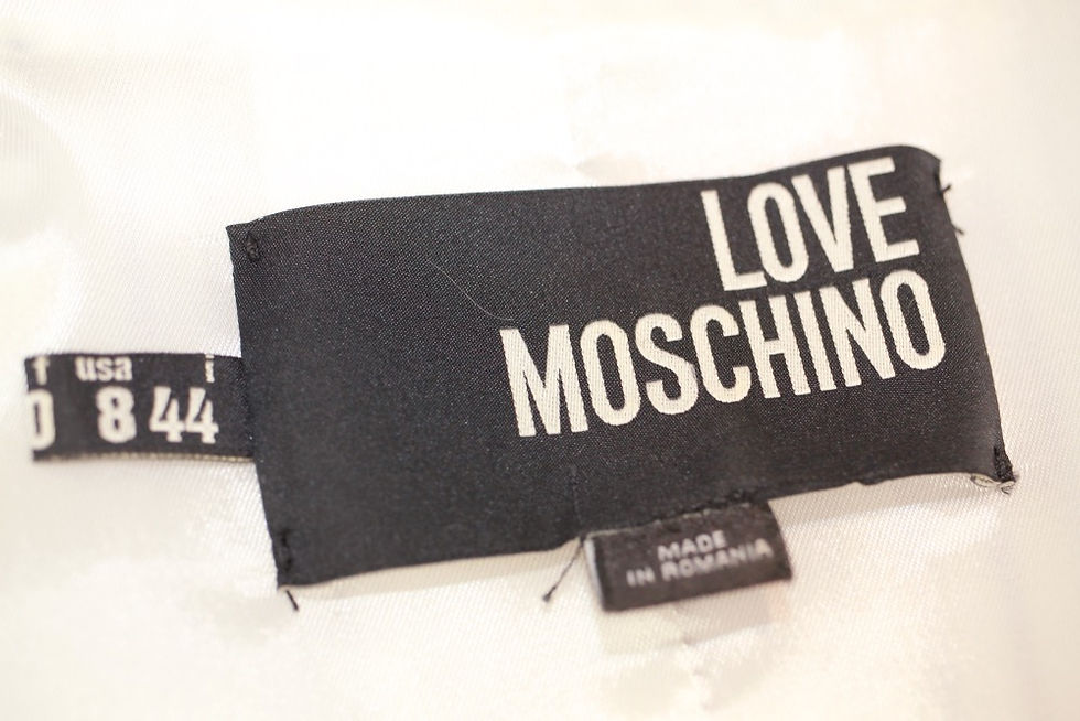 Thumbnail: Love Moschino Striped Seersucker Blazer Size (4)