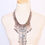 Thumbnail: Silver Tribal Statement Necklace