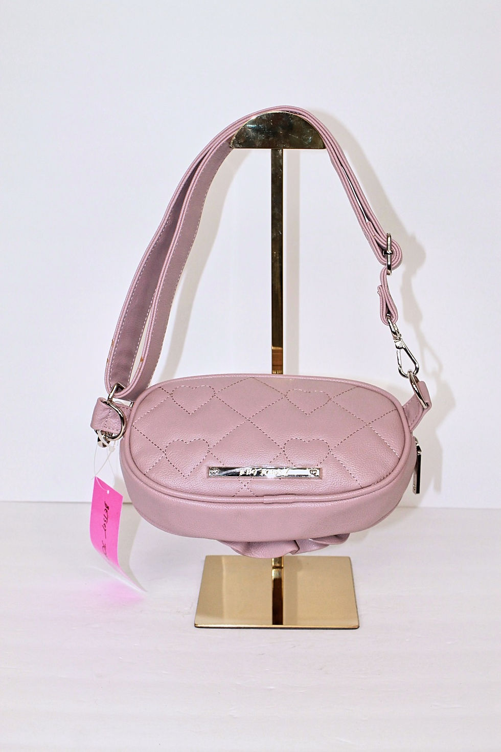 Thumbnail: Betsey Johnson Blush Flower Fanny Pack