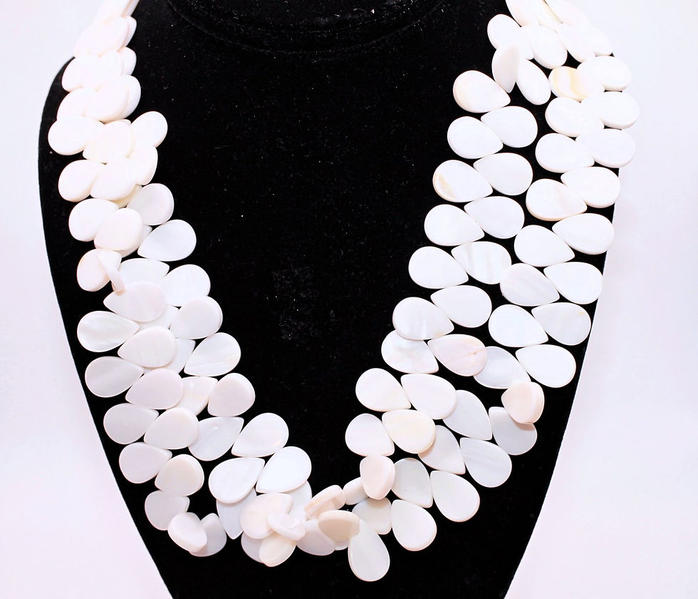 Thumbnail: White Statement Necklace