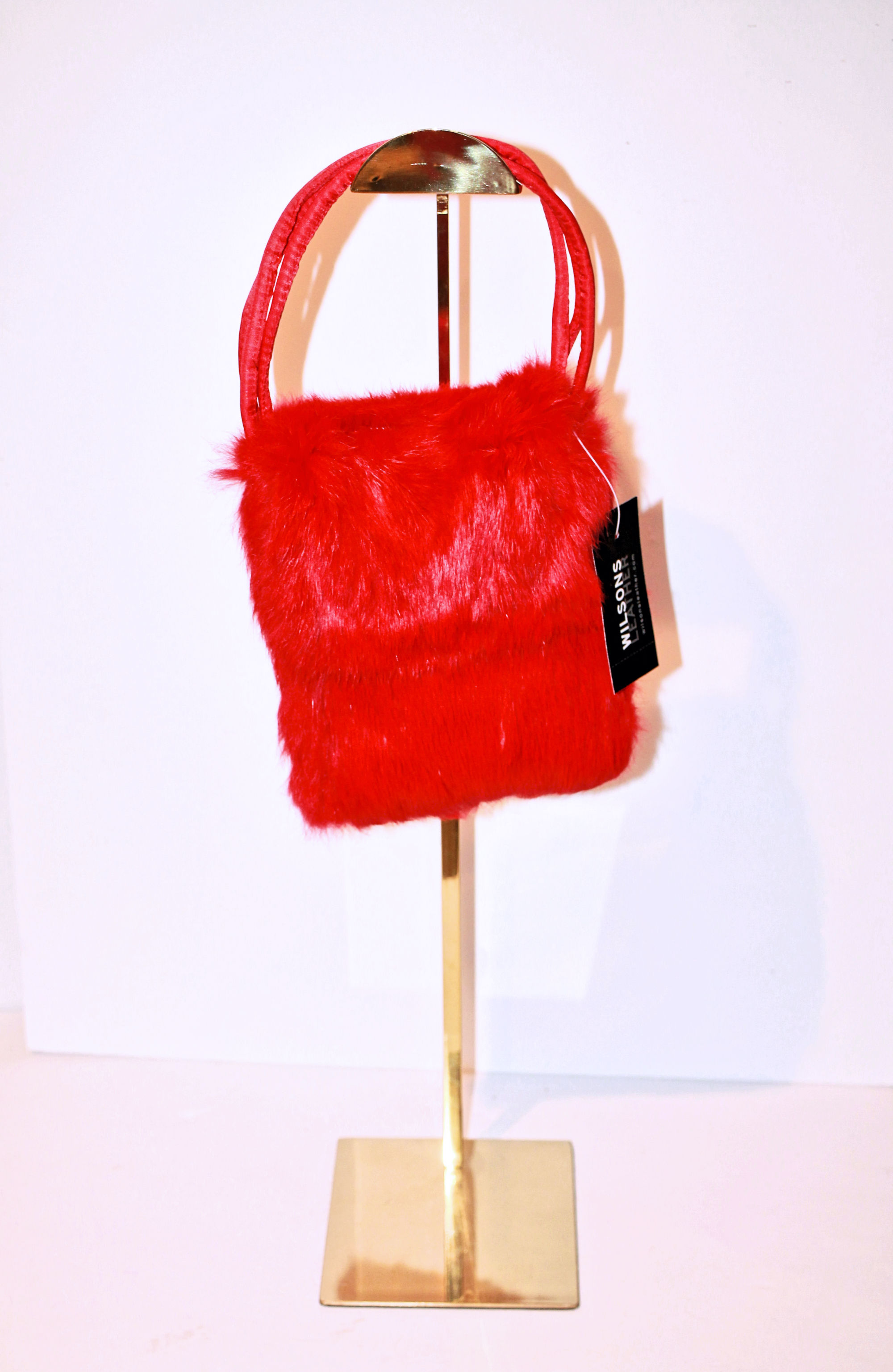 Wilsons Leather Rabbit Fur Bag
