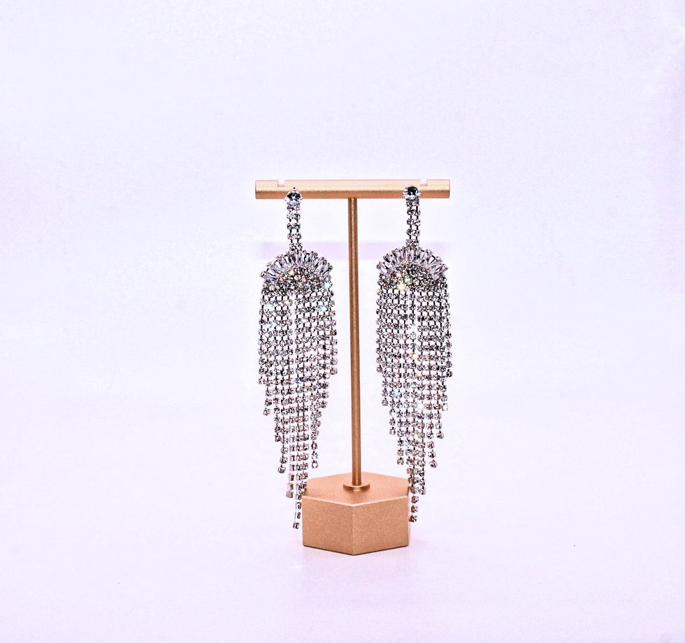 Badgley Mischka Crystal Chandelier Dangle Earrings