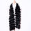 Thumbnail: Black Rabbit Fur Pom Pom Scarf
