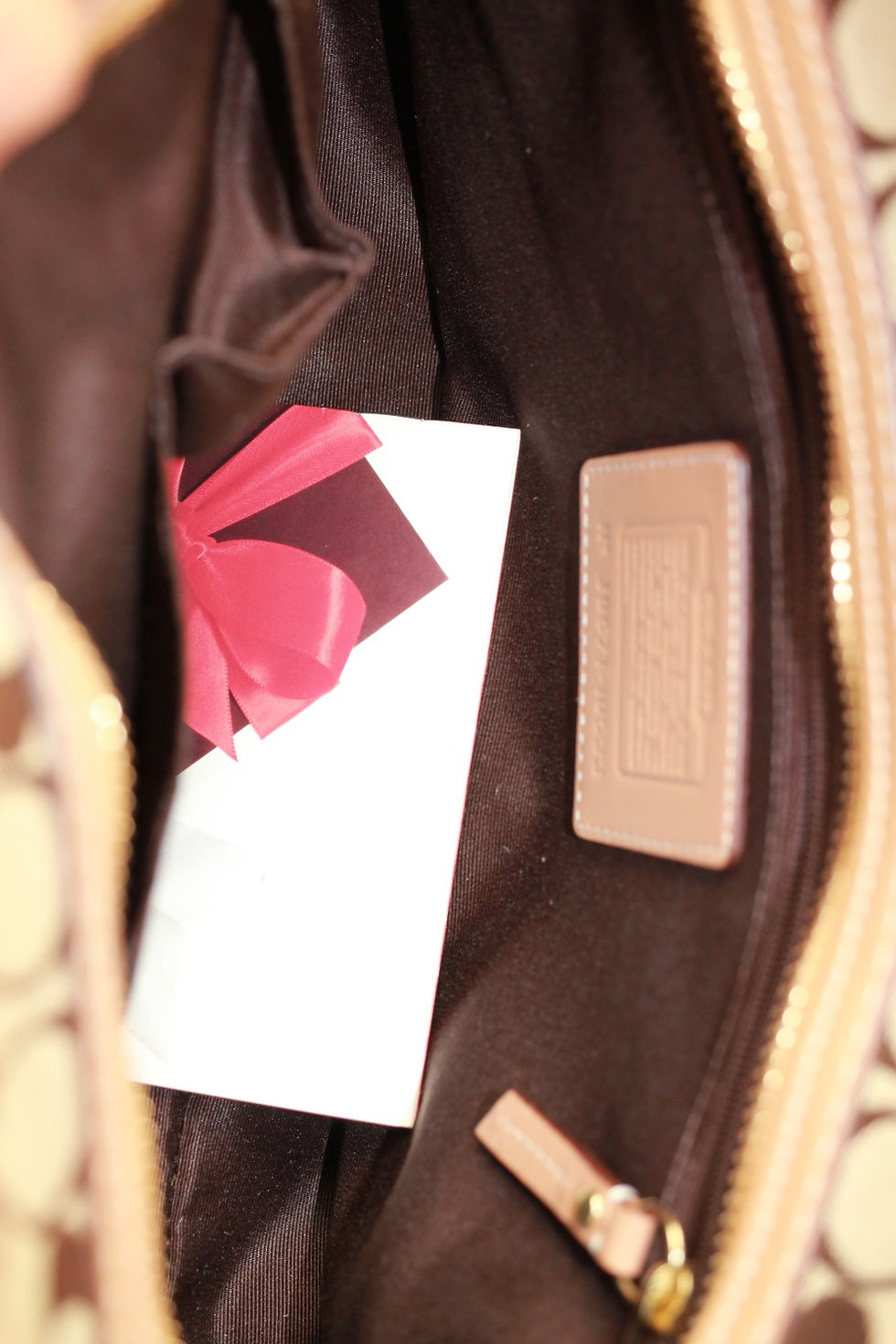 Thumbnail: Coach Monogram Shoulder Handbag
