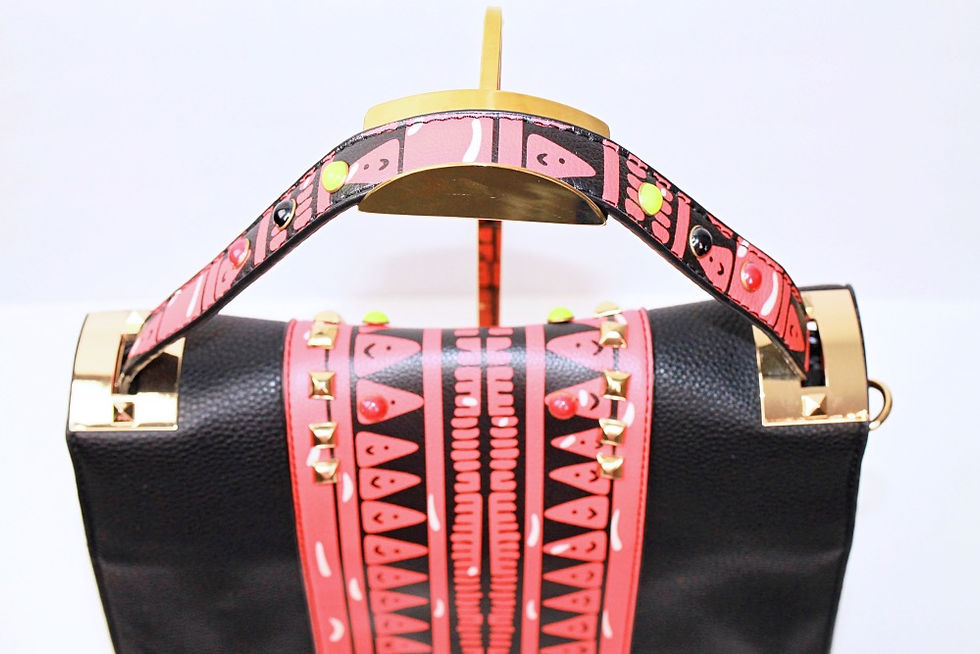 Thumbnail: Tribal Vegan Leather Handbag