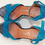Thumbnail: Jeffery Campbell Blue Crochet Wedges Size (6)