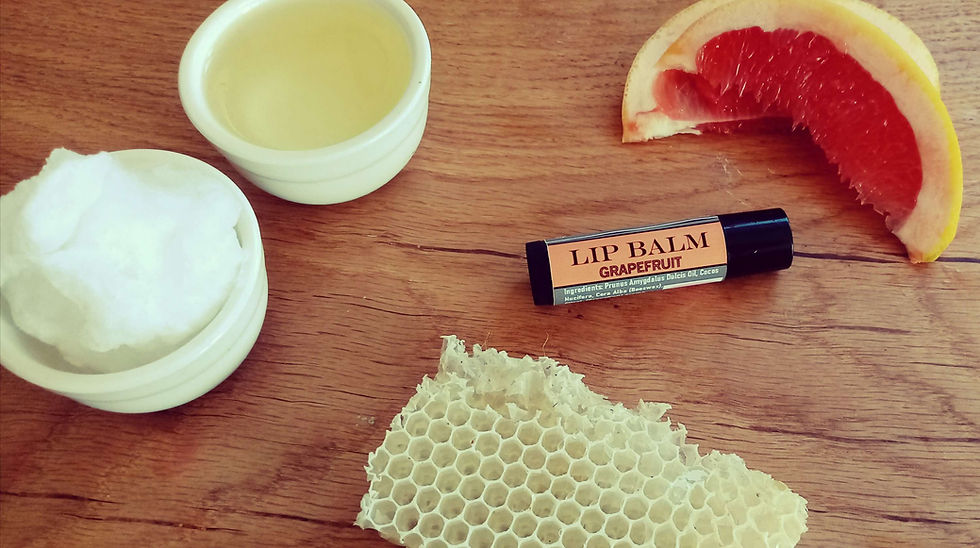 Thumbnail: Beeswax lip balm with almond oil and coconut oil for dry lips
