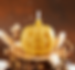 Large beeswax pumpkin candle