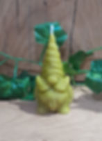 Green Beeswax Gonk Candle