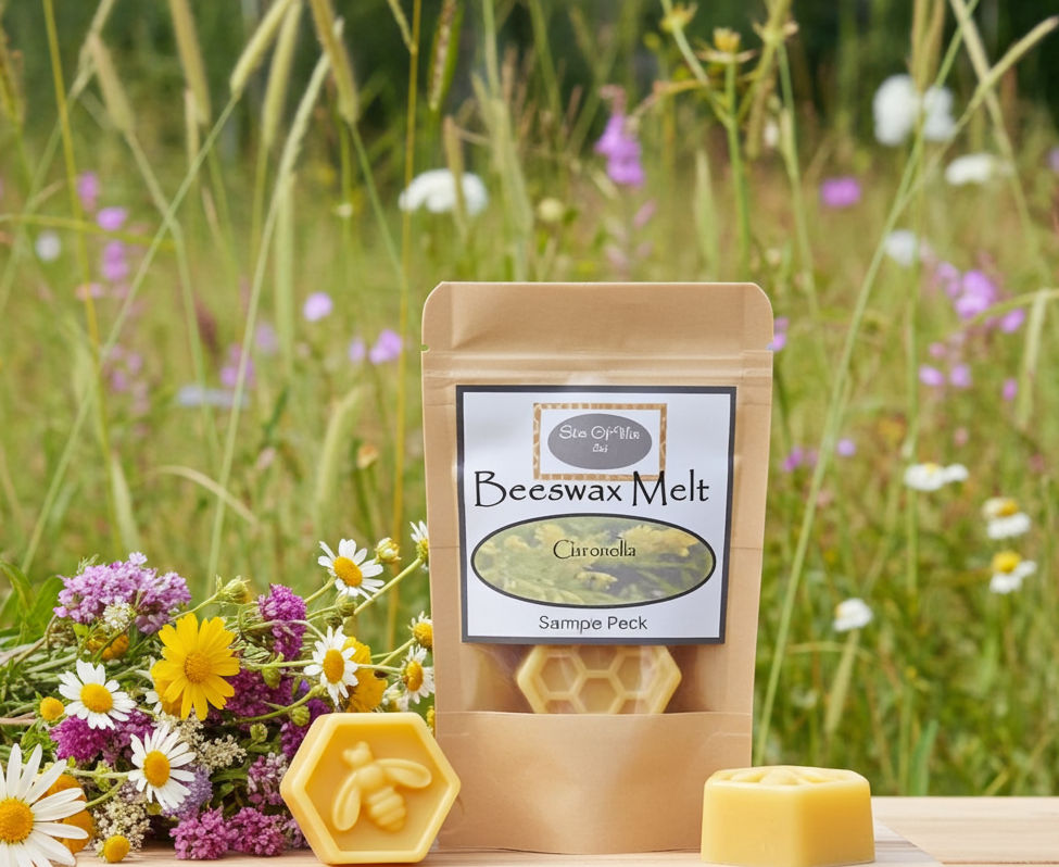 Thumbnail: Beeswax Wax Melts - Summer collection citronella sample pack