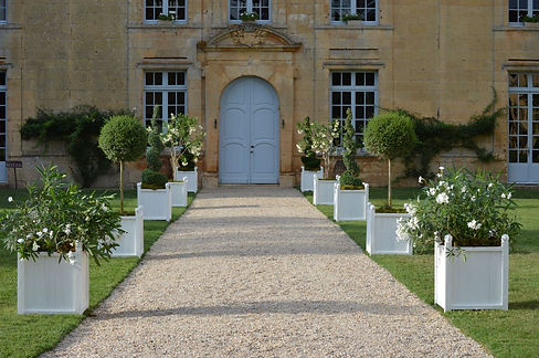 Château de Sauveboeuf - allée cour d'honneur