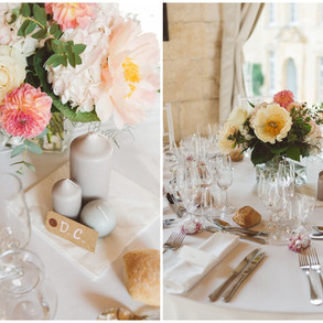 Château de Sauveboeuf - Mariage - décoration de table
