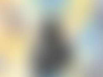 A DJ  with a collage of 90s animated movie characters. 