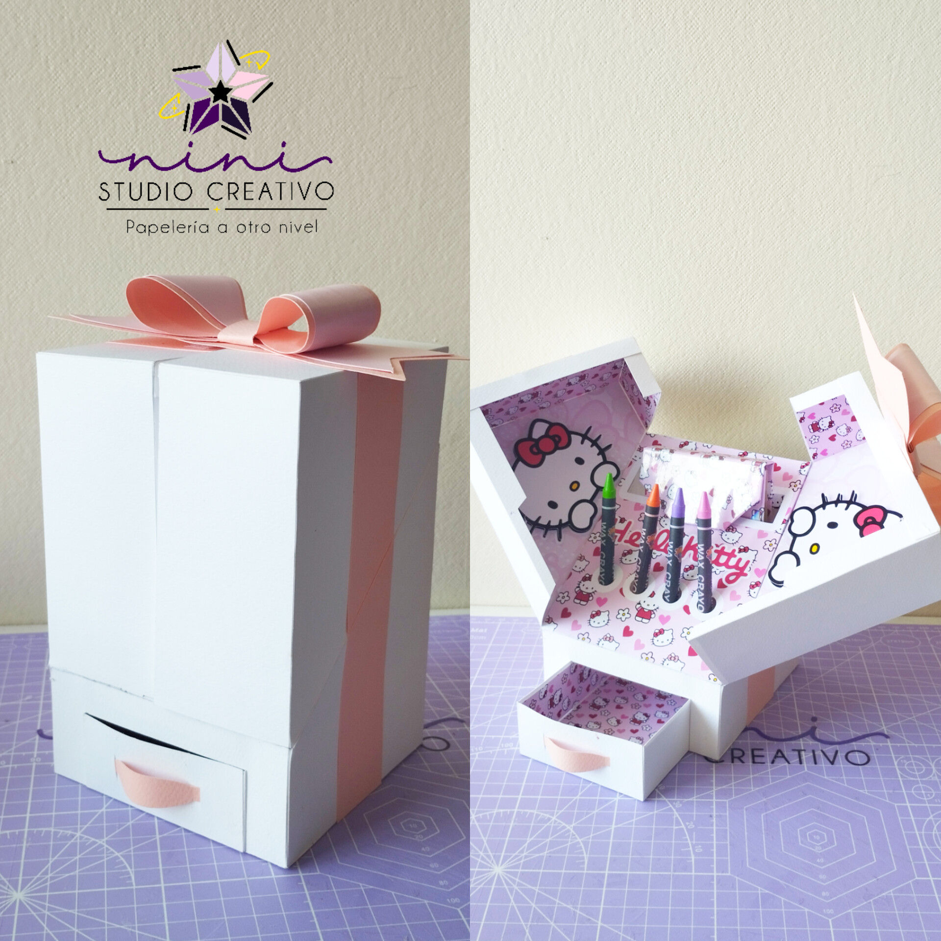 Caja regalo libreta de notas Hello Kitty