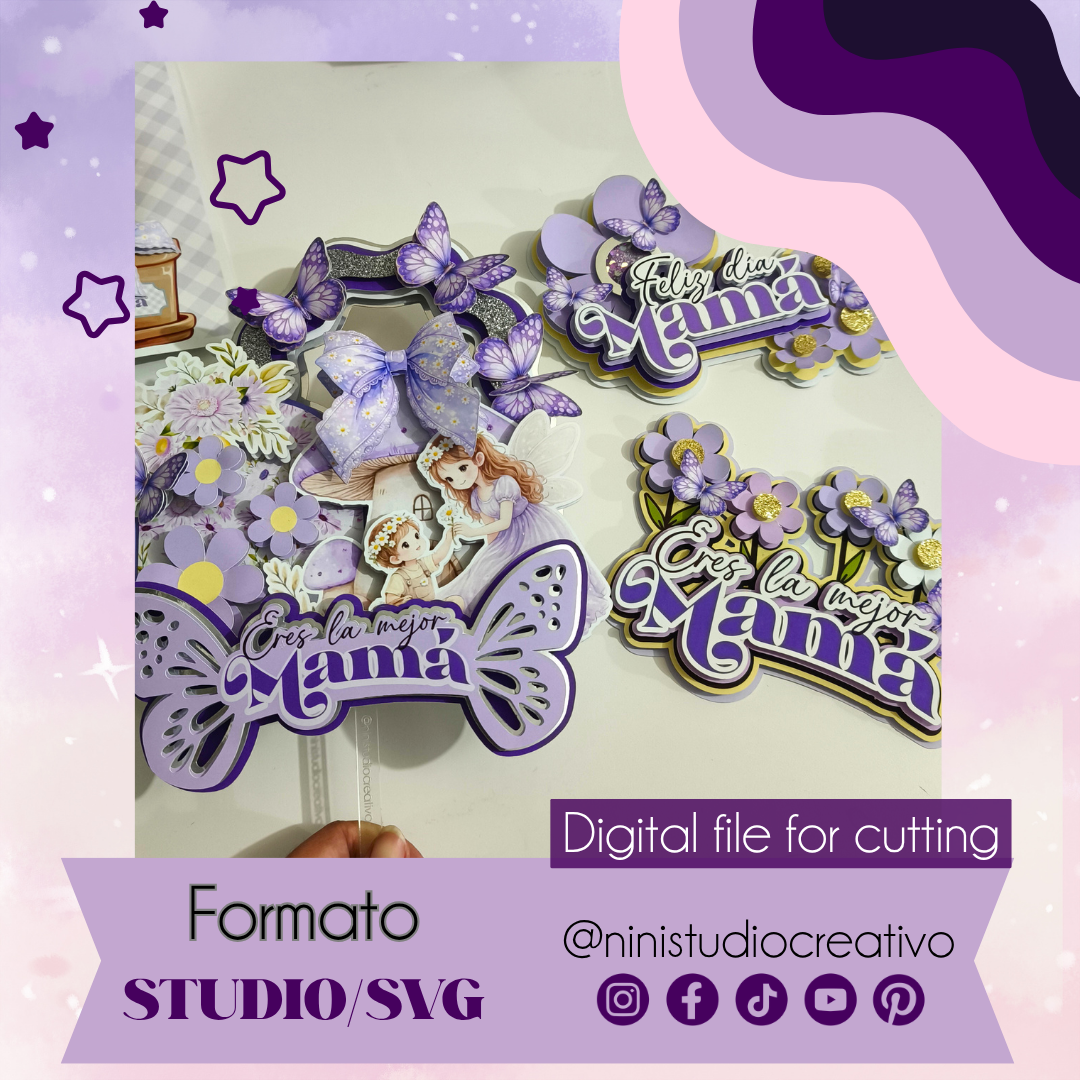 Caketoppers para mamá