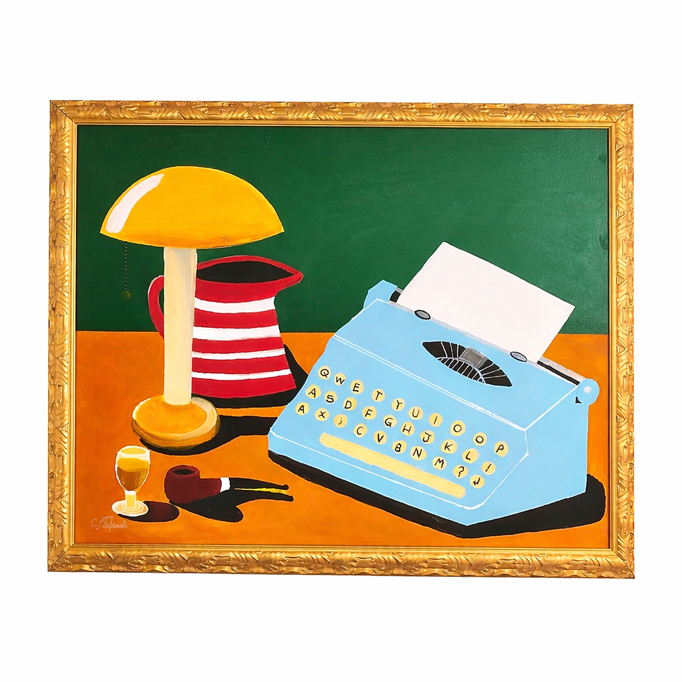 The writer`s desk (la scrivania dello scrittore)