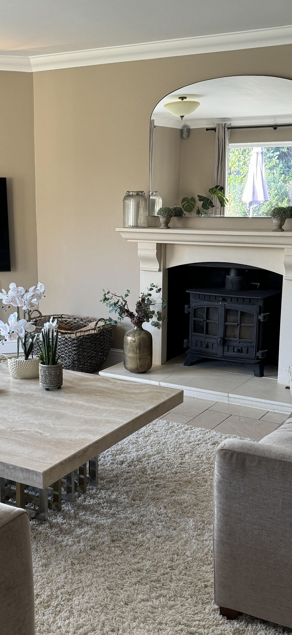 After of living room