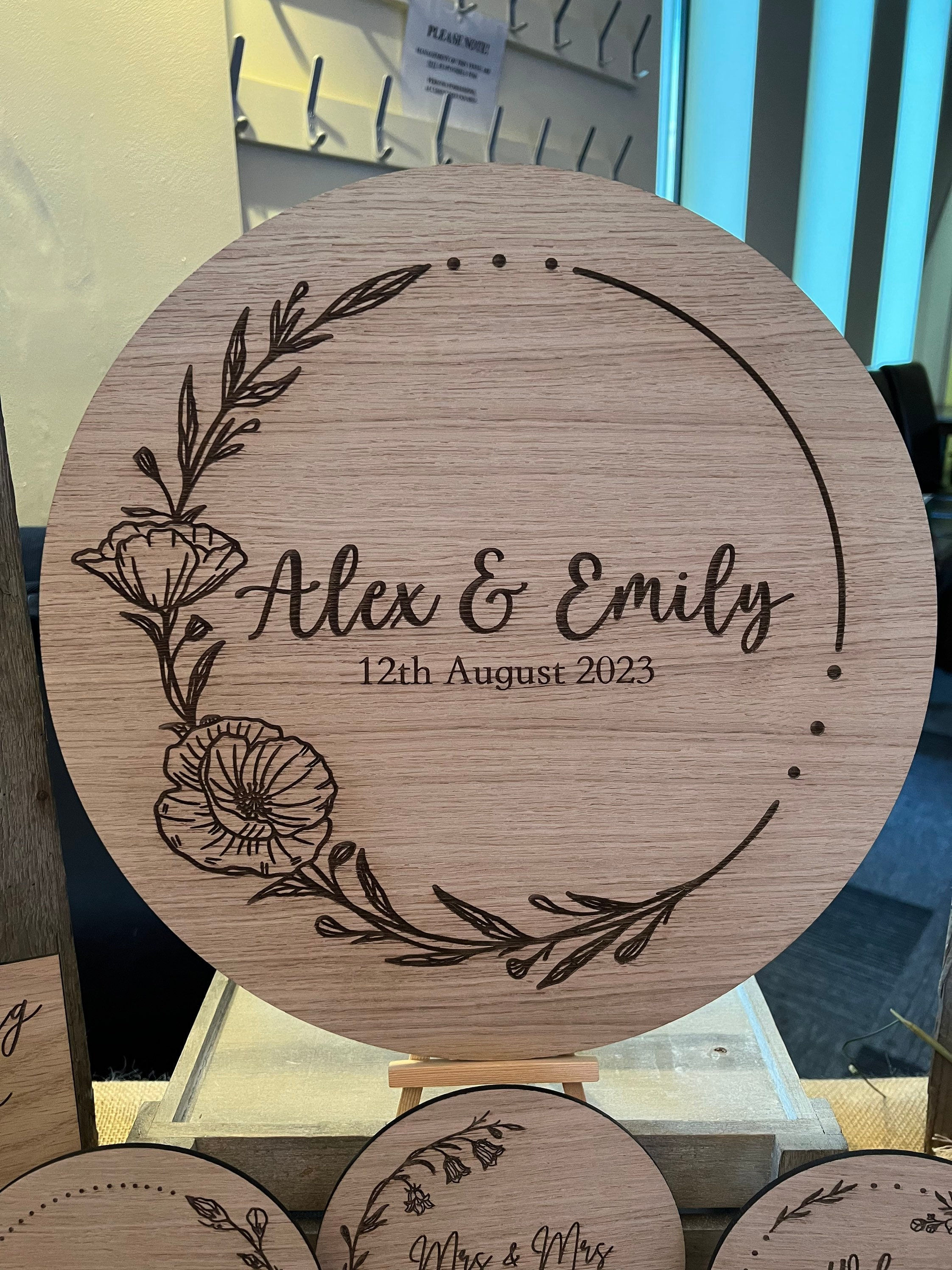 Wedding welcome sign | Rustic Family Name Sign | Wooden wedding sign | Family N