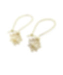Gold Lotus Earrings