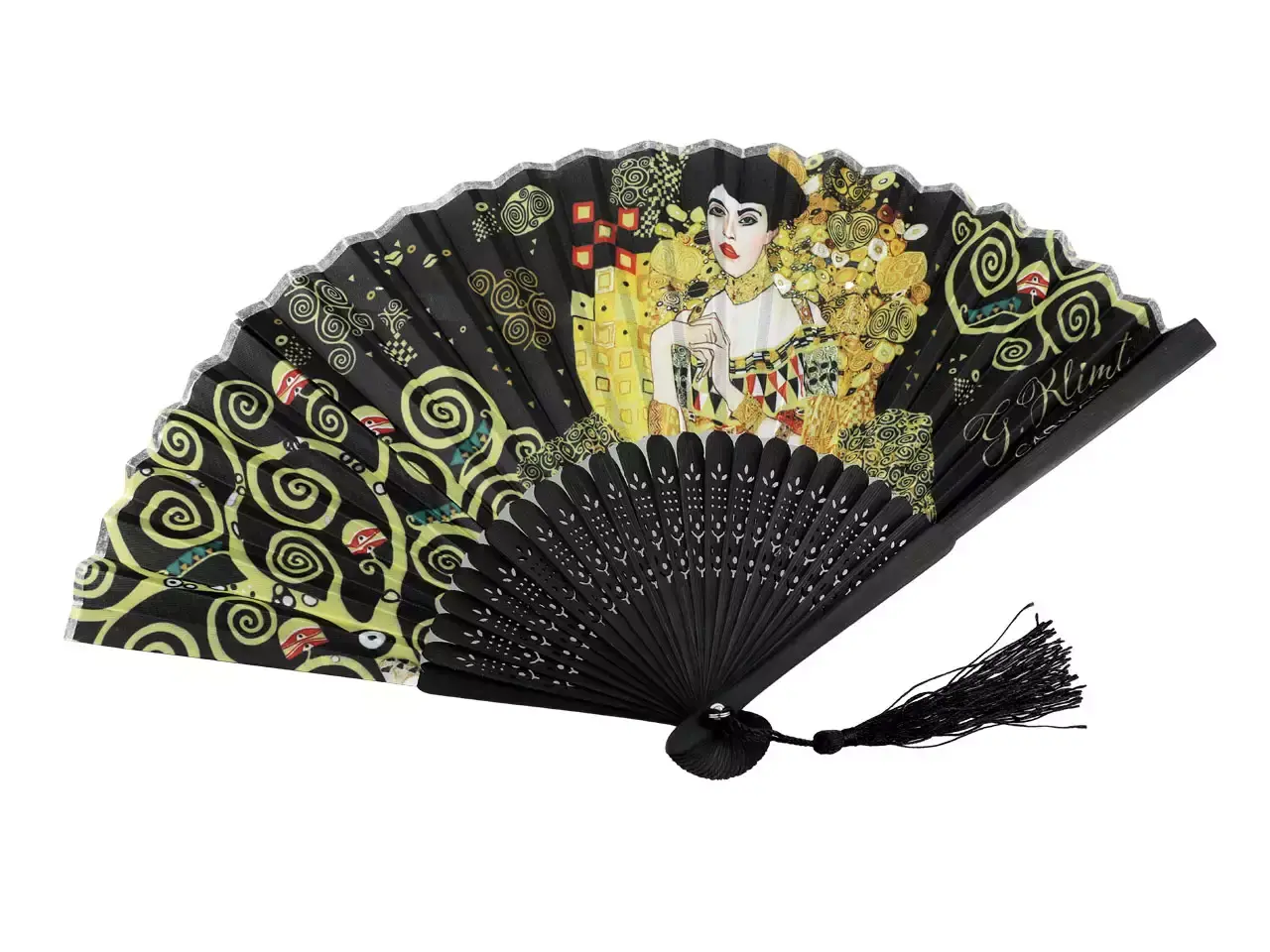扇子 - グスタフ・クリムト「アデーレ」