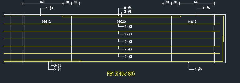 樑腰筋的常見標示方法