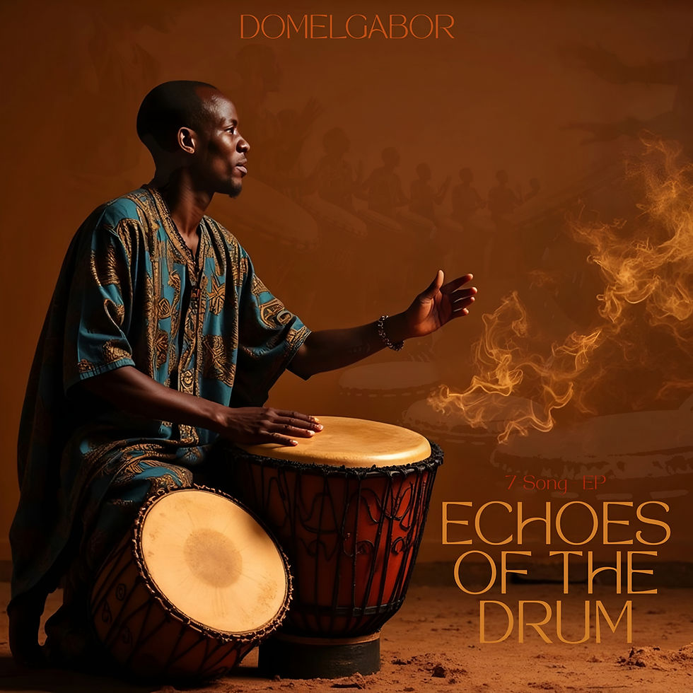 DOMELGABOR: ECHOES OF THE DRUM - A spiritual, melodic Afro House featuring prominent percussion and drums 