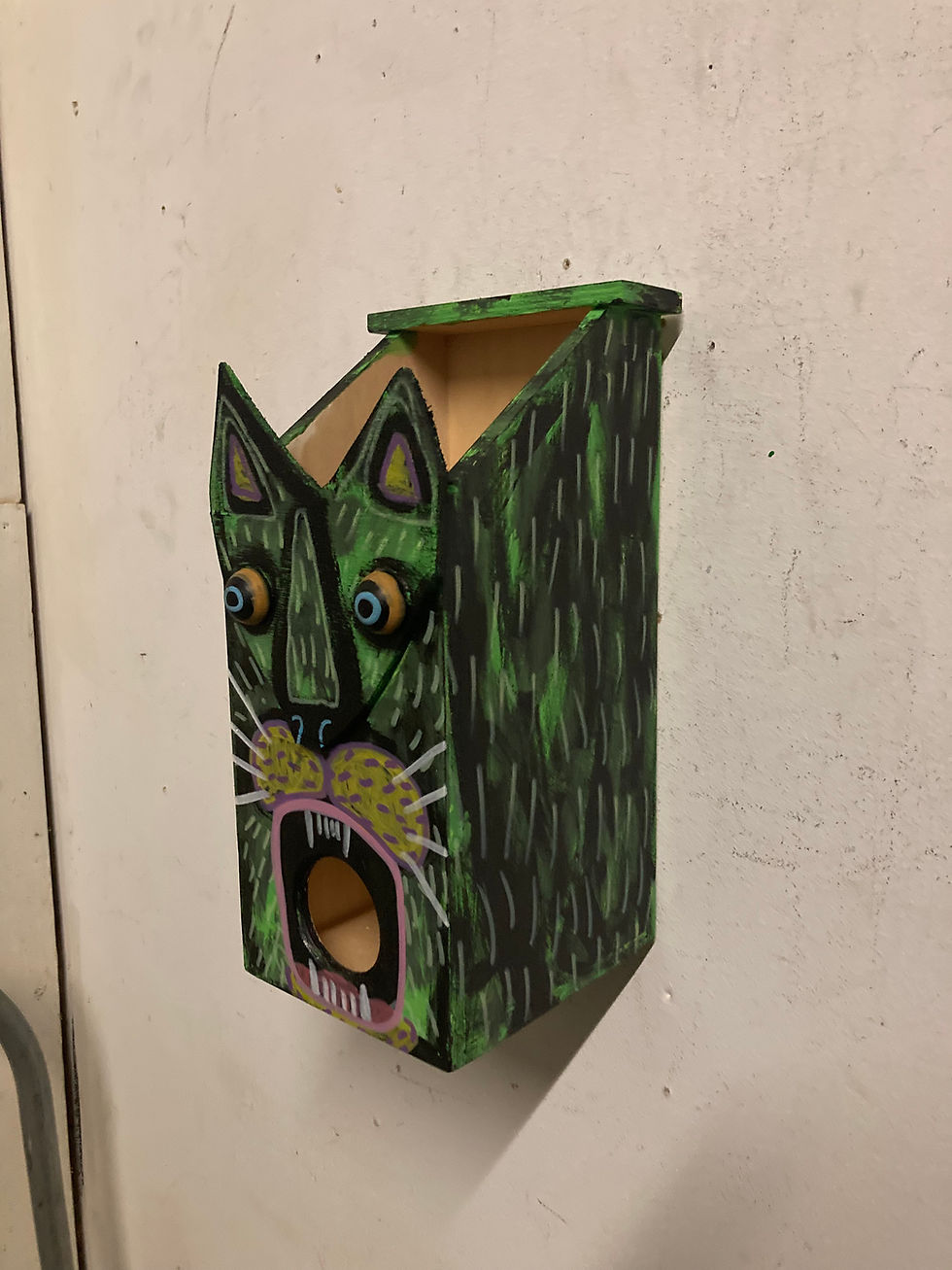 Thumbnail: Green Cat Bag Dispenser 