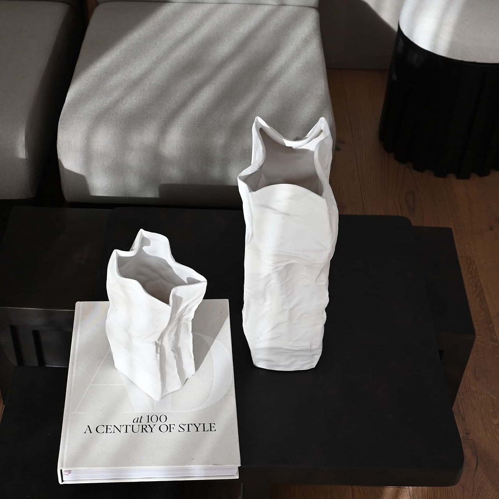 Thumbnail: Kami Vase - Medium - Bone White