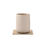 Thumbnail: Recycled Leather Corduroy Coaster -  Sand