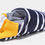 Thumbnail: Japanese House Shoe - Stripe x Denim - Yellow