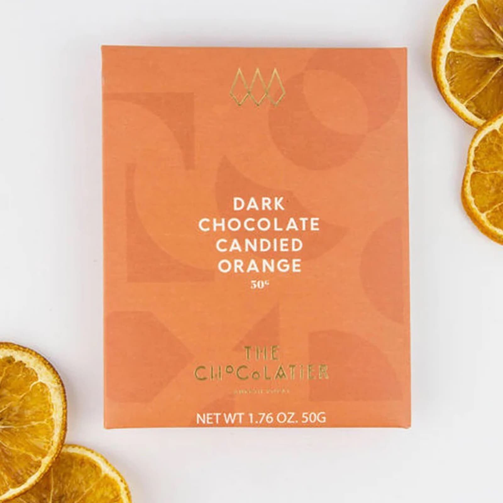 Candied Orange Dark Chocolate Bar - 50g