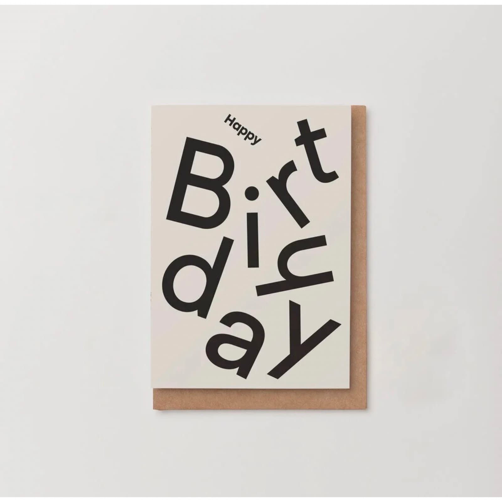 Greeting Card - Happy Birthday Type