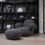 Thumbnail: Toe Armchair Flat - Deep Taupe