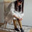 Thumbnail: Cashmere Cotton Arm/Leg Warmer - Ochre