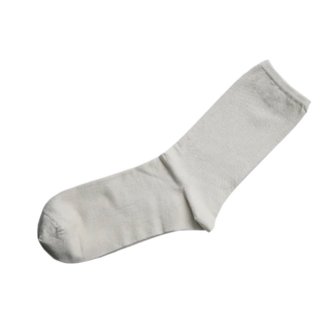 Smooth Silk Socks - Off White