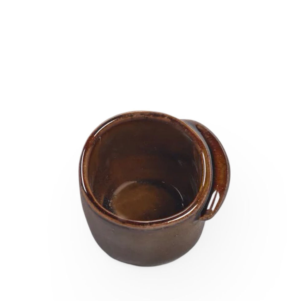 Thumbnail: Out Of Lines Espresso Cup (w/o handle) - Ochre