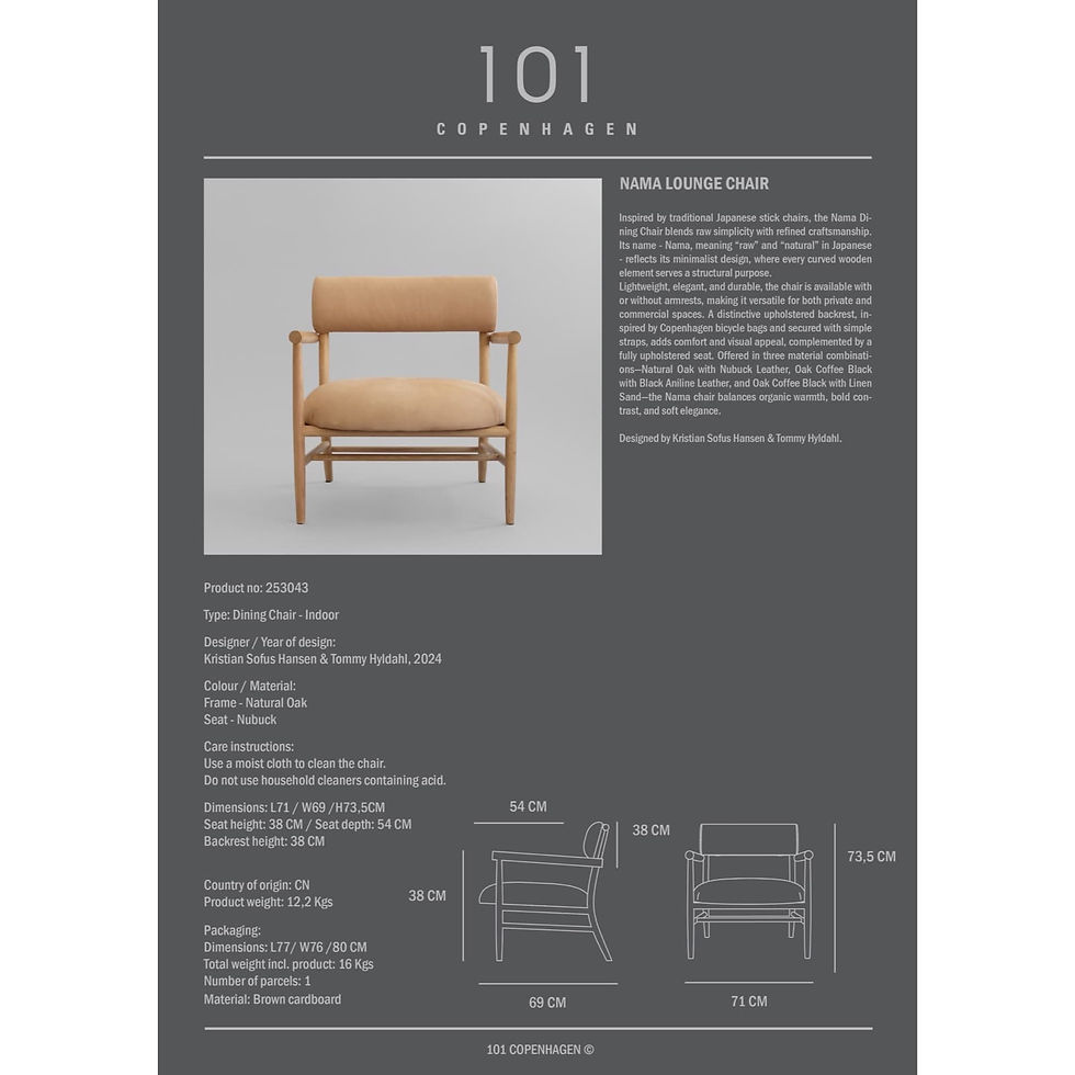 Thumbnail: Nama Lounge Chair - Nubuck