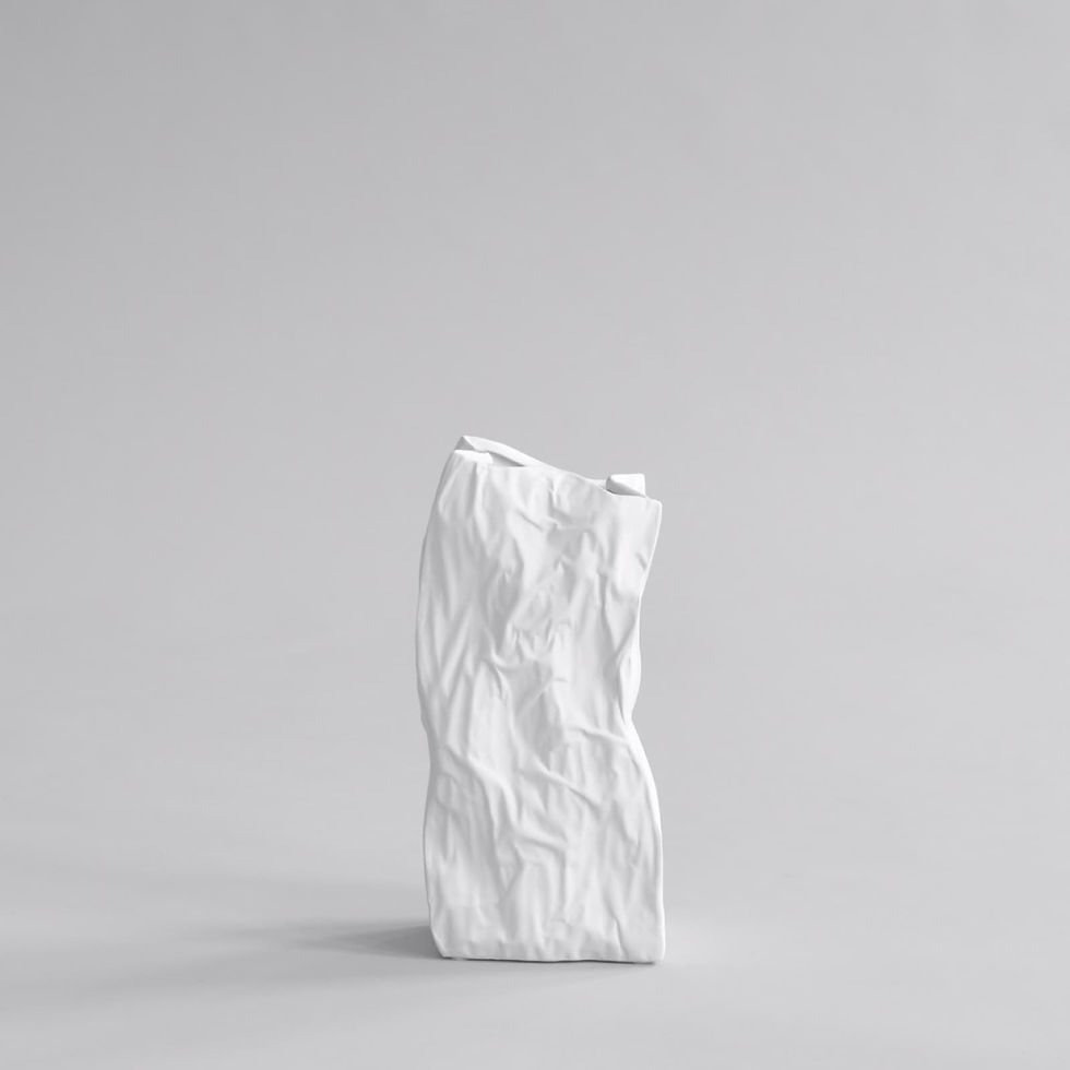 Kami Vase - Large - Bone White