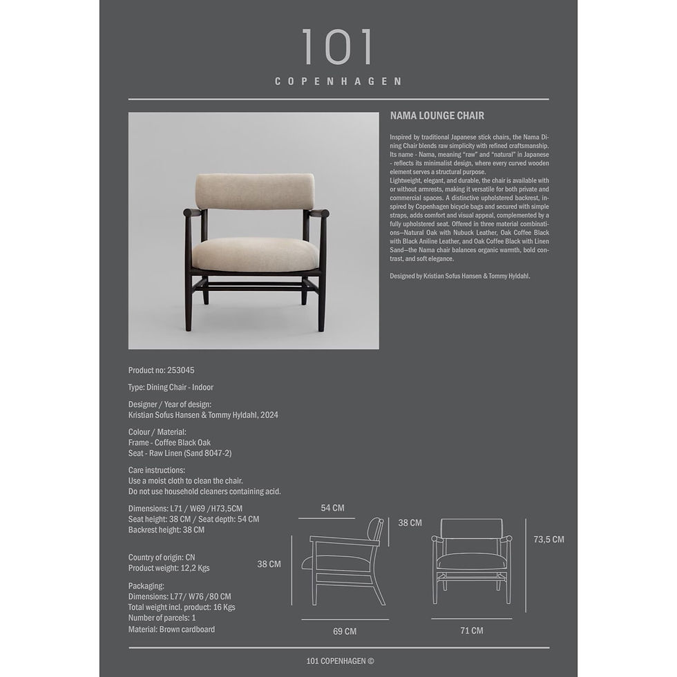 Thumbnail: Nama Lounge Chair - Linen